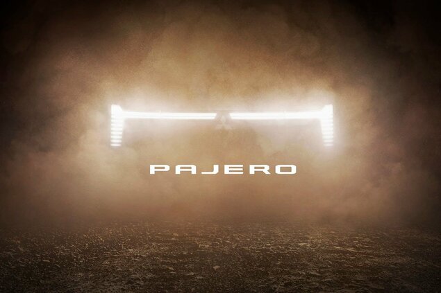Teaser Mitsubishi Pajero/ Foto: Kyodo