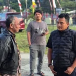 Tersangka AS saat diamankan polisi/ Foto: ANTARA