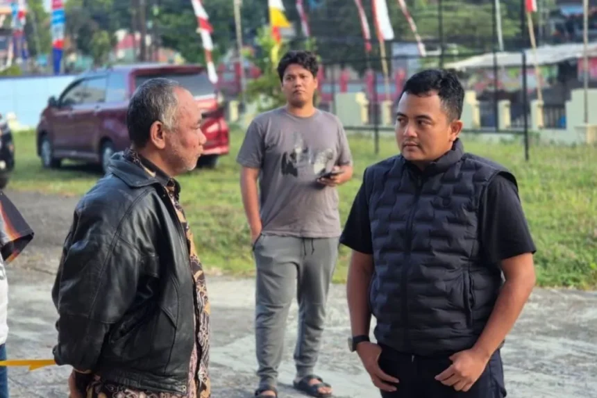 Tersangka AS saat diamankan polisi/ Foto: ANTARA