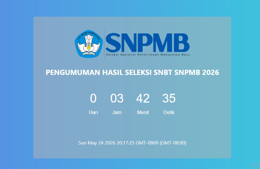 Countdown UTBK SNBT/ Foto: laman UTBK SNBT