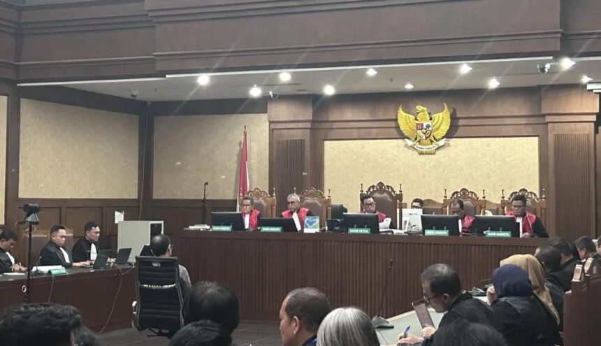 Suasana sidang putusan Nadiem Makarim/ Foto: capture ANTARA