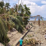 Kerusakan di garis pantai provinsi Sarangani, Filipina/ Foto: The Guardian