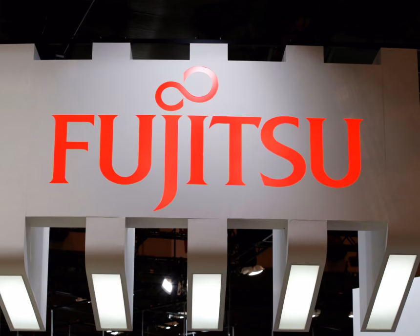 Logo Fujitsu/ Foto: capture The Guardian