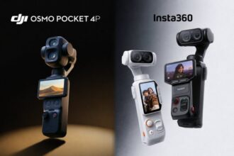 DJI Osmo Pocket 4P dan Insta360 Lunar Ultra/ Foto: GSM Arena