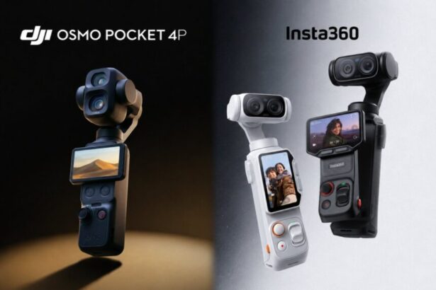 DJI Osmo Pocket 4P dan Insta360 Lunar Ultra/ Foto: GSM Arena
