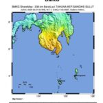 Lokasi Gempa Bumi mag 7,7/ Foto: BMKG