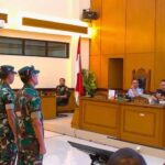 Empat personel Tentara Nasional Indonesia (TNI) terkait kasus dugaan penganiayaan Wakil Koordinator KontraS Andrie Yunus/ Foto: courtesy ANTARA