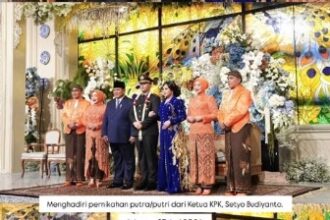 Tangkapan layar postingan Presiden Prabowo saat menghadiri pernikahan putri Ketua KPK Setyo Budiyanto/ Foto: Instagram