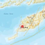 Titik gempa di Kupang/ Foto: capture ANTARA