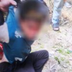 Terduga pelaku R, pada saat diamankan tim gabungan/ Foto: ANTARA