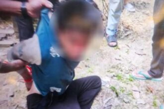 Terduga pelaku R, pada saat diamankan tim gabungan/ Foto: ANTARA