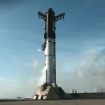 Wahana Starship V3 kedua milik SpaceX mencoba diluncurkan pada 16 Juli 2026. Upaya tersebut dibatalkan pada detik terakhir/ Foto: space