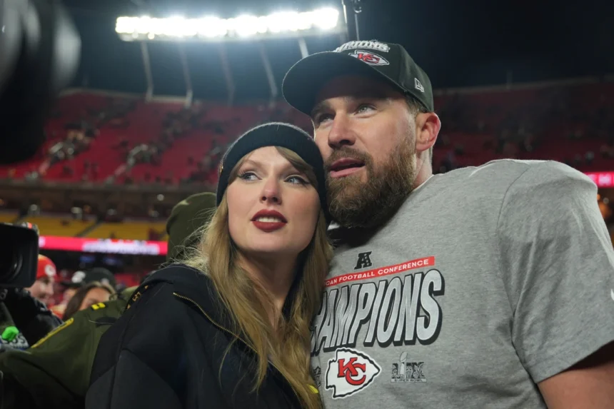Taylor Swift dan Travis Kelce/ Foto: AP News