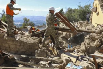 Dampak gempa di Peru/ Foto: Ist