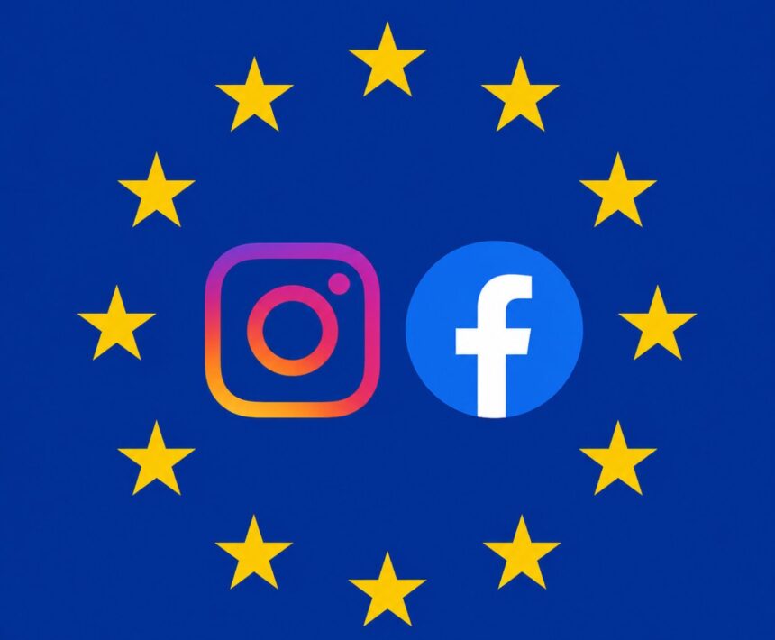 Ilustrasi IG dan FB di Uni Eropa/ Foto: GSM Arena
