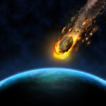 Ilustrasi meteor saat memasuki bumi/ Foto: freepik