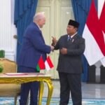 Presiden Alexandr Lukashenko dan Presiden Prabowo/ Foto: capture ANTARA