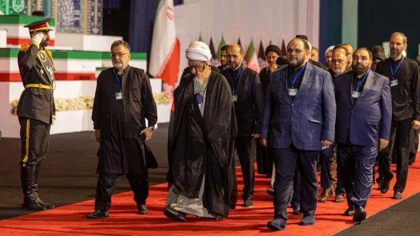 Para delegasi perwakilan negara yang menghadiri upacara pemakaman Ali Khamenei/ Foto: anadolu