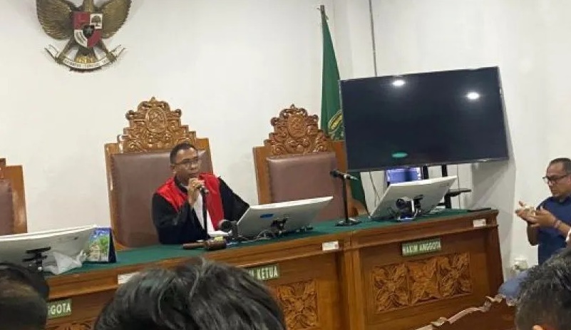 Hakim tunggal Richard Edwin Basoeki saat di persidangan praperadilan Febrie Adriansyah/ Foto: courtesy ANTARA