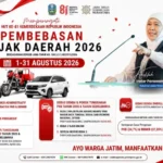 Poster keringanan pajak kendaraan bermotor/ Foto: capture ANTARA