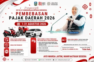 Poster keringanan pajak kendaraan bermotor/ Foto: capture ANTARA