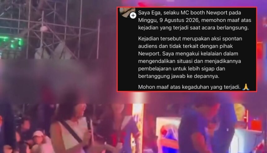 Tangkapa layar klarifikasi dari pihak penyelenggara/ Foto: capture Radar Cirebon