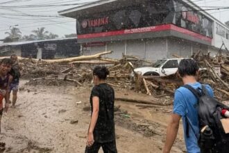 Dampak siklon tropis di Filipina/ Foto: Ist