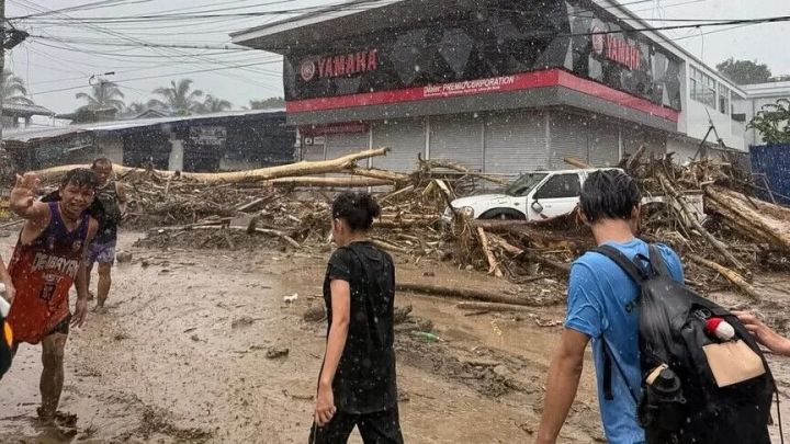Dampak siklon tropis di Filipina/ Foto: Ist
