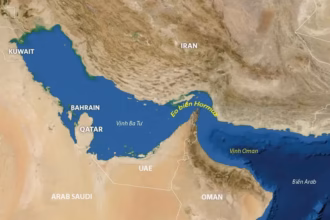 Peta Selat Hormuz/ Foto: vn