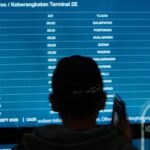 Schedule pesawat di bandara dibatalkan/ Foto: courtesy KOMPAS