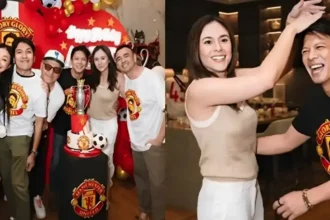 Tangkapan layar pesta ultah Ariel NOAH/ Foto: Ist