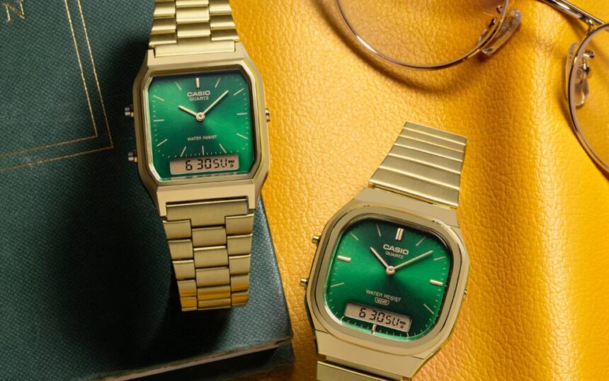 Jam Casio AQ-240EG-3A dan AQ-230GA-3AMQY / Foto: Gizmochina