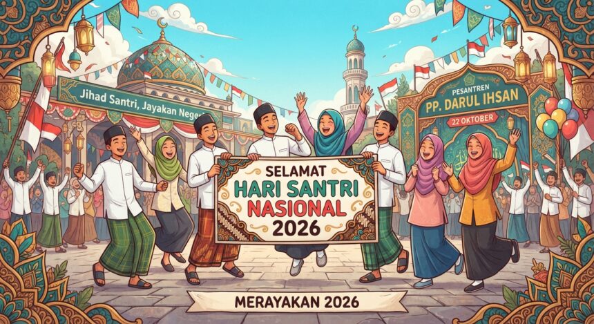 Ilustrasi Hari Santri Nasional 2026/ Foto: gemini
