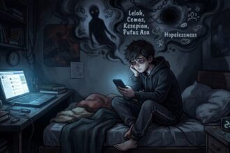 Ilustrasi remaja dan depresi/ Foto: gemini
