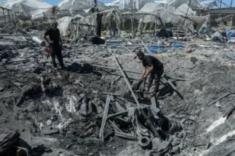 Kerusakan akibat serangan Israel/ Foto: Anadolu
